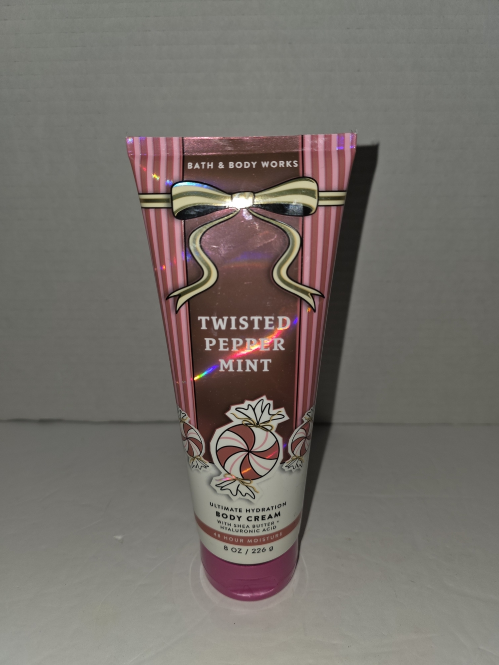 NEW Twisted Peppermint 8 oz Ultimate Hydration Body Cream Bath & Body Works